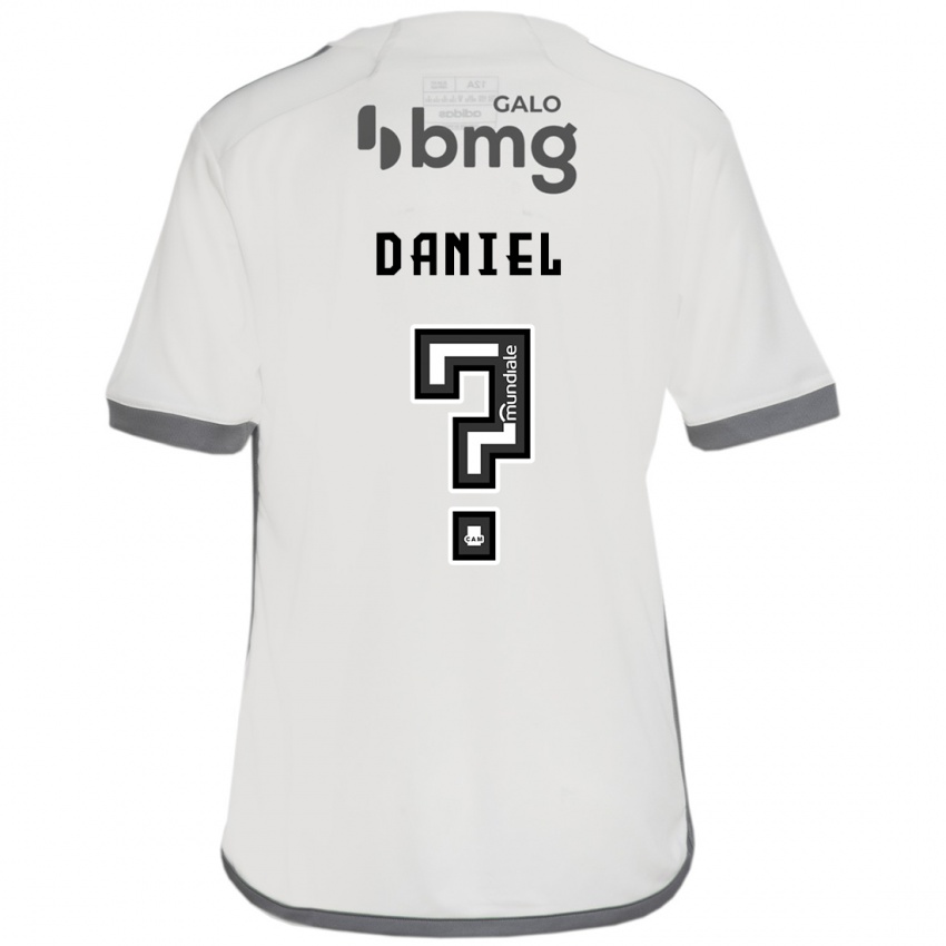 Kinder Lucas Daniel #0 Cremefarben Auswärtstrikot Trikot 2024/25 T-Shirt