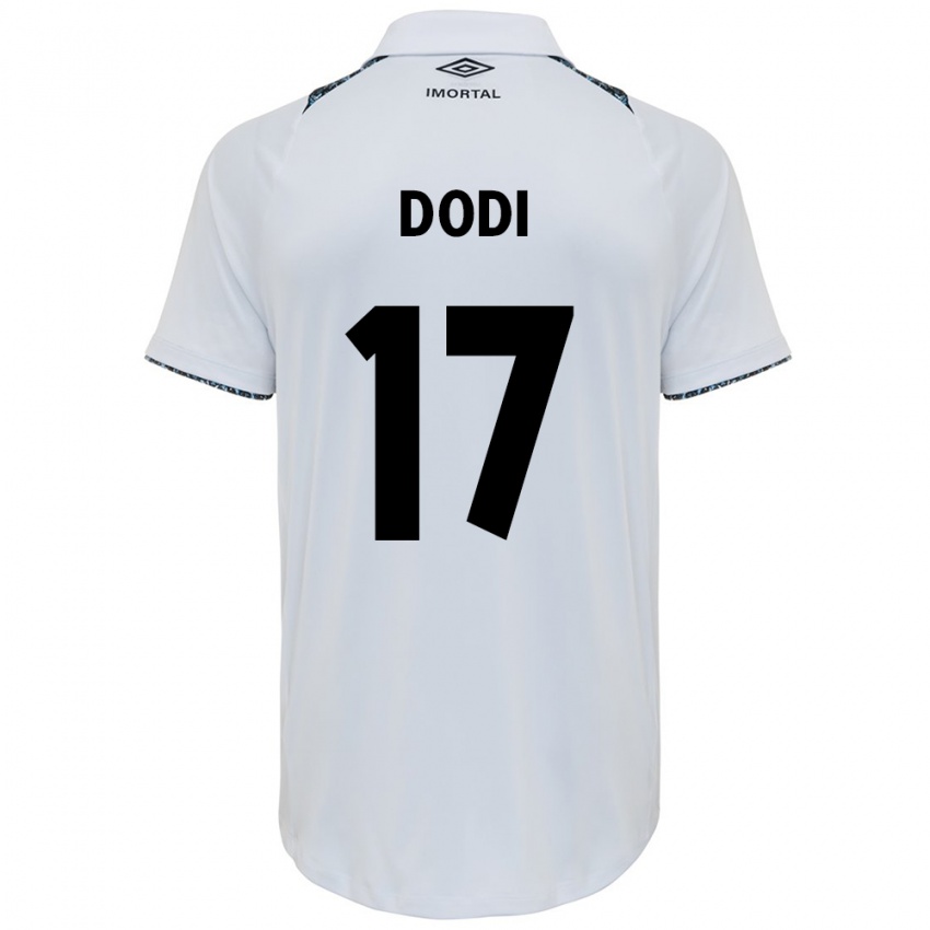 Kinder Dodi #17 Weiß Blau Auswärtstrikot Trikot 2024/25 T-Shirt