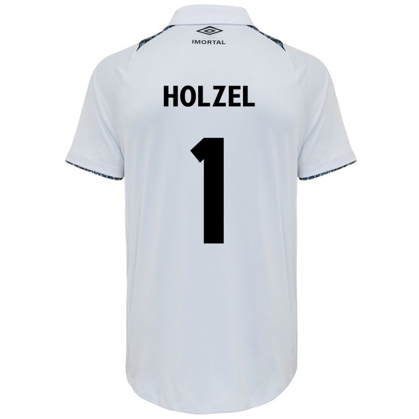 Kinder Vivi Holzel #1 Weiß Blau Auswärtstrikot Trikot 2024/25 T-Shirt