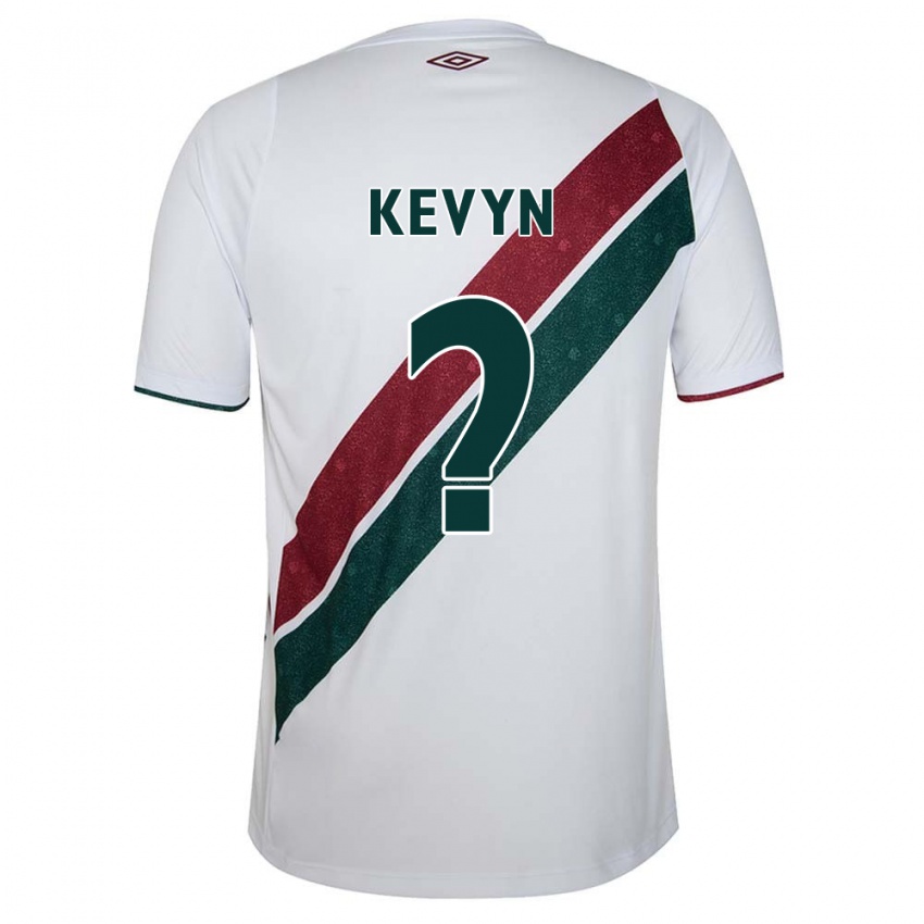 Kinder Kevyn #0 Weiß Grün Kastanienbraun Auswärtstrikot Trikot 2024/25 T-Shirt