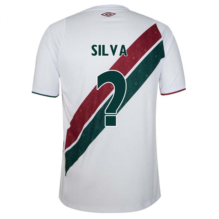 Kinder Natan Silva #0 Weiß Grün Kastanienbraun Auswärtstrikot Trikot 2024/25 T-Shirt