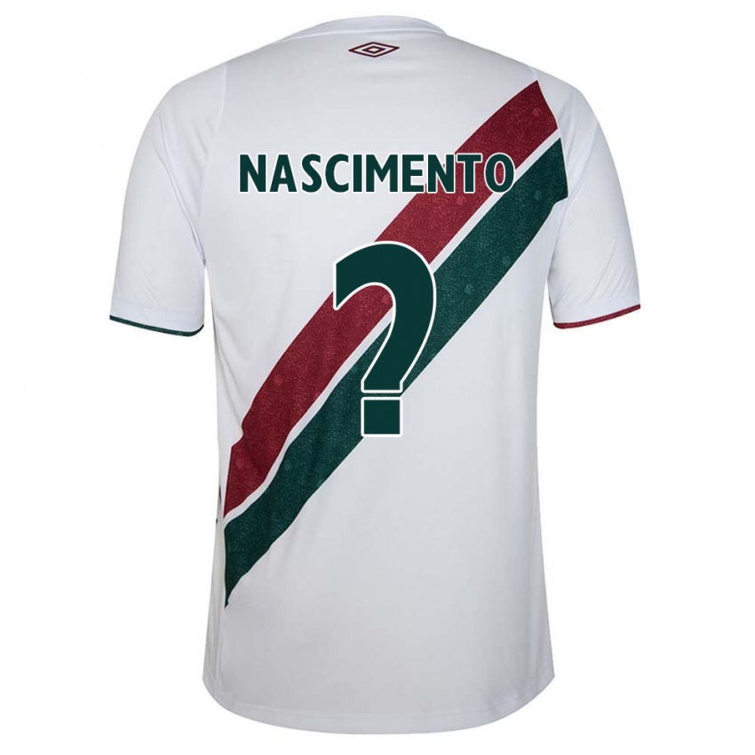 Kinder Hiago Nascimento #0 Weiß Grün Kastanienbraun Auswärtstrikot Trikot 2024/25 T-Shirt