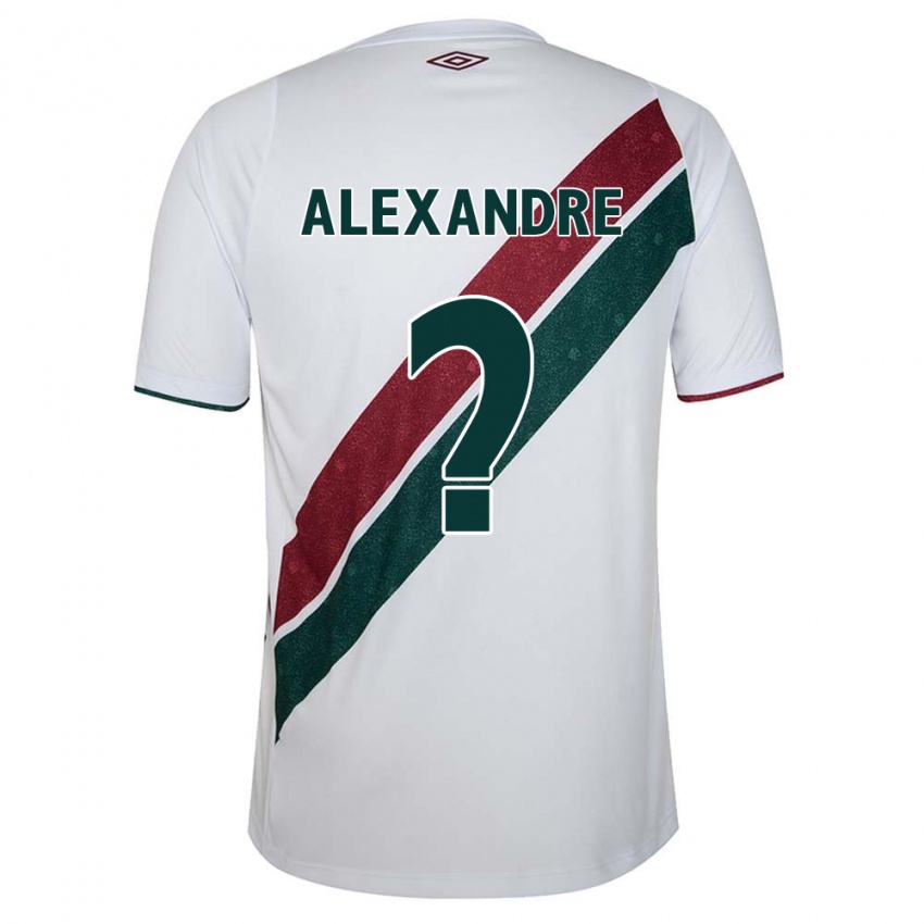 Kinder Alexandre #0 Weiß Grün Kastanienbraun Auswärtstrikot Trikot 2024/25 T-Shirt