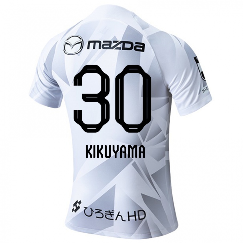 Kinder Rio Kikuyama #30 Weiß Grau Schwarz Auswärtstrikot Trikot 2024/25 T-Shirt