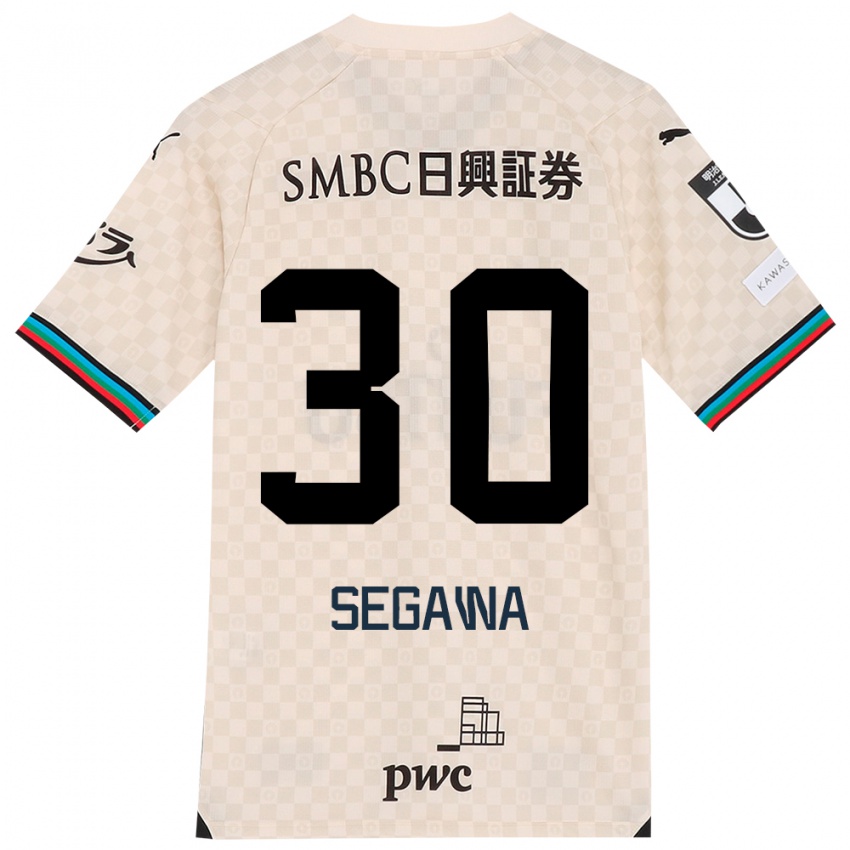 Kinder Yusuke Segawa #30 Weiß Grau Auswärtstrikot Trikot 2024/25 T-Shirt