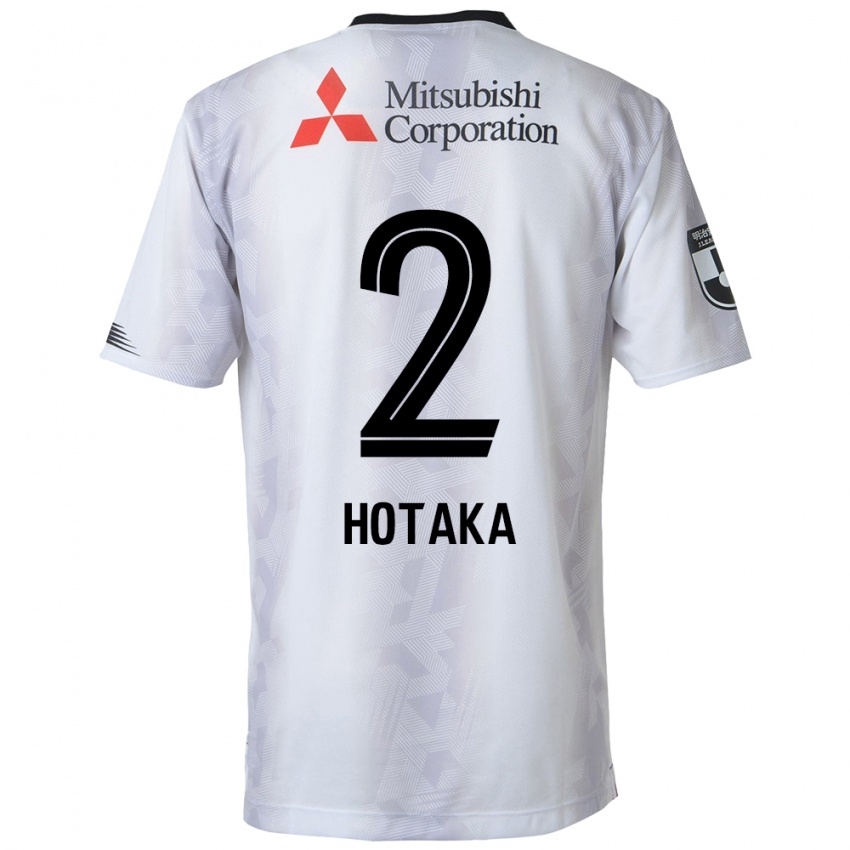 Kinder Hotaka Nakamura #2 Weiß Schwarz Auswärtstrikot Trikot 2024/25 T-Shirt