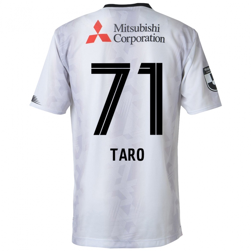 Kinder Ryotaro Araki #71 Weiß Schwarz Auswärtstrikot Trikot 2024/25 T-Shirt