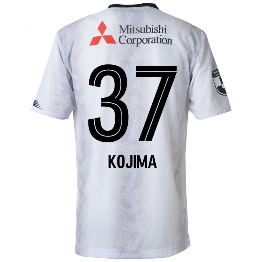 Kinder Satsuki Kojima #37 Weiß Schwarz Auswärtstrikot Trikot 2024/25 T-Shirt