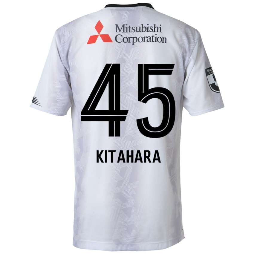 Kinder Maki Kitahara #45 Weiß Schwarz Auswärtstrikot Trikot 2024/25 T-Shirt