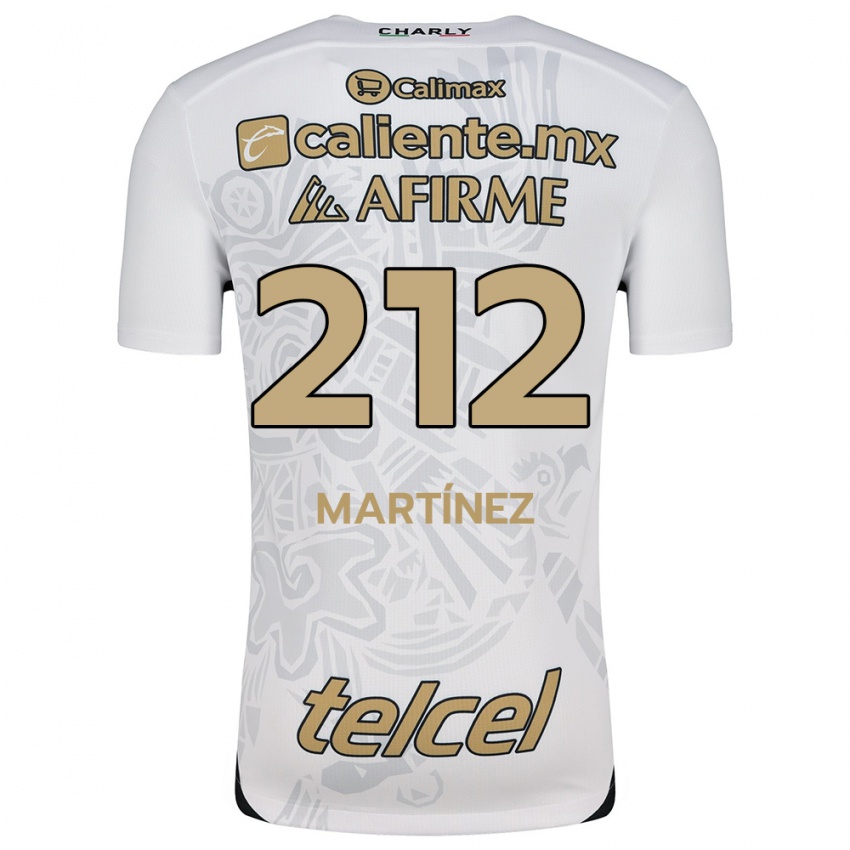 Kinder Juan Martínez #212 Weiß Schwarz Auswärtstrikot Trikot 2024/25 T-Shirt