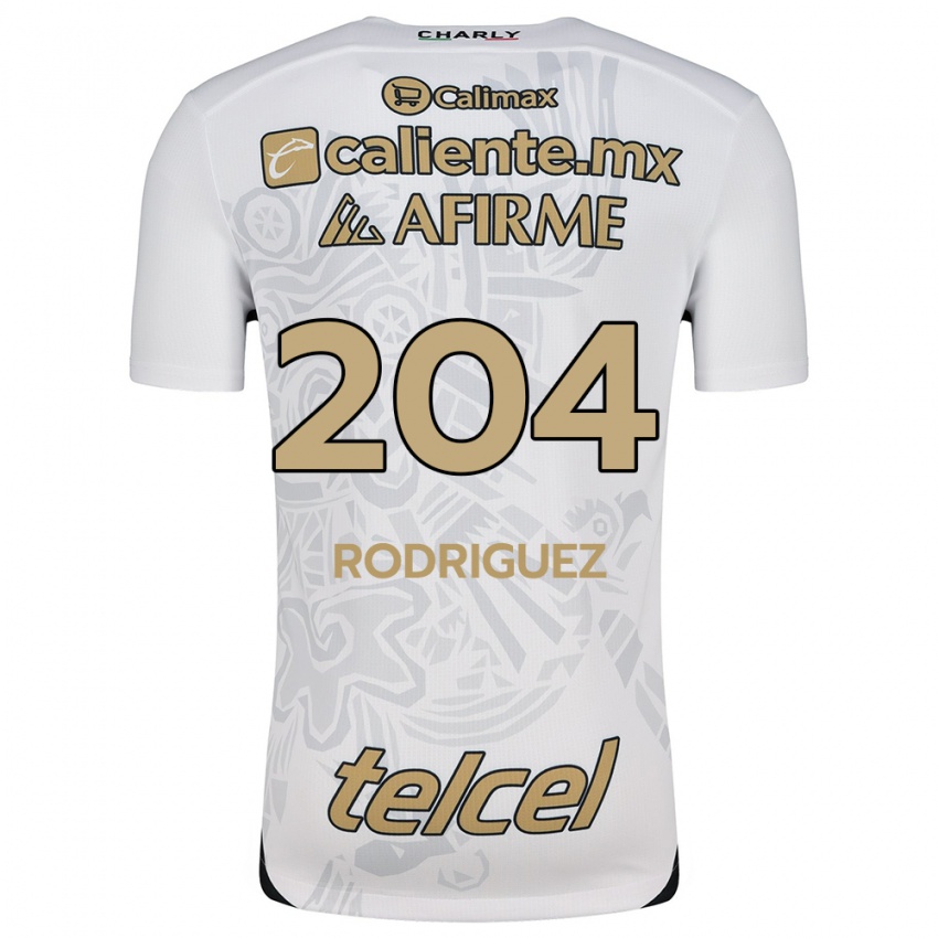 Kinder Jesús Rodríguez #204 Weiß Schwarz Auswärtstrikot Trikot 2024/25 T-Shirt