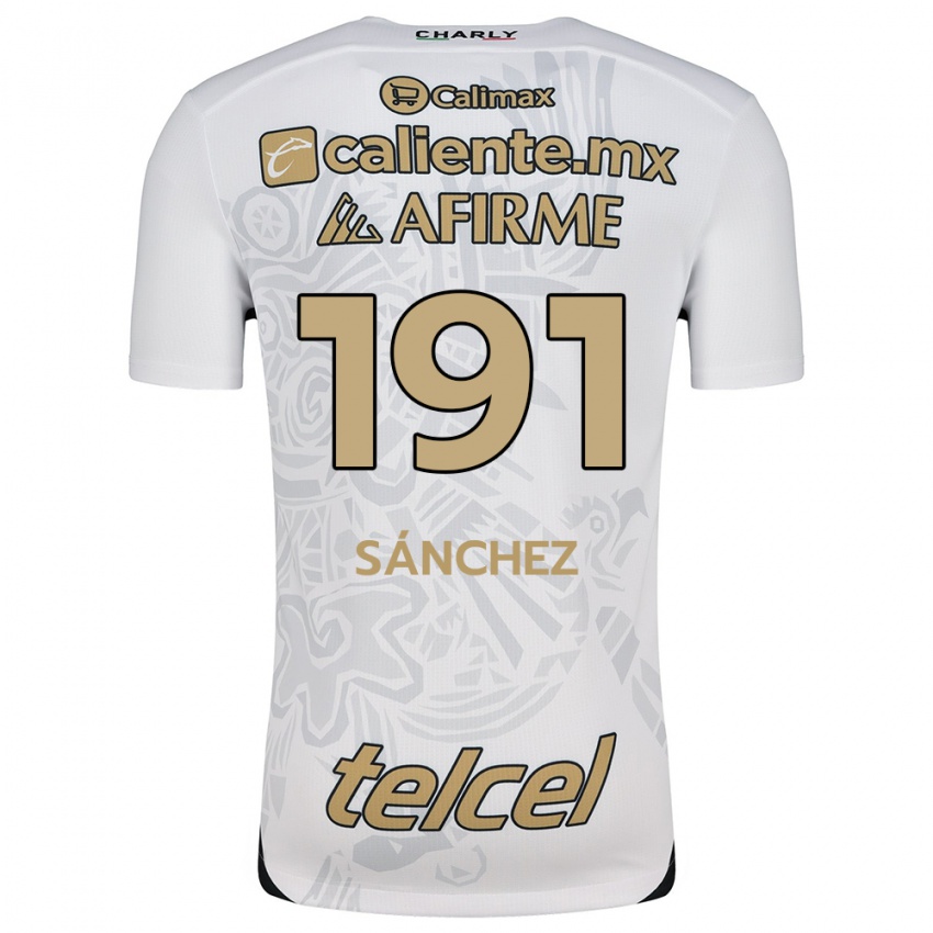 Kinder Diego Sánchez #191 Weiß Schwarz Auswärtstrikot Trikot 2024/25 T-Shirt