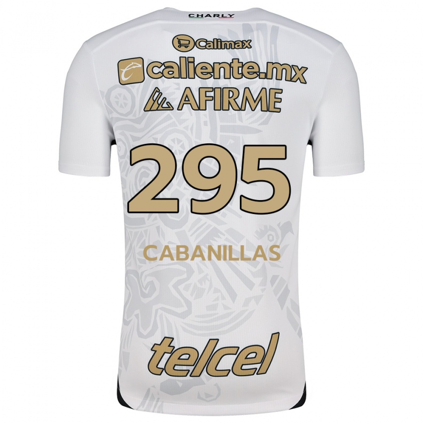 Kinder Osvaldo Cabanillas #295 Weiß Schwarz Auswärtstrikot Trikot 2024/25 T-Shirt