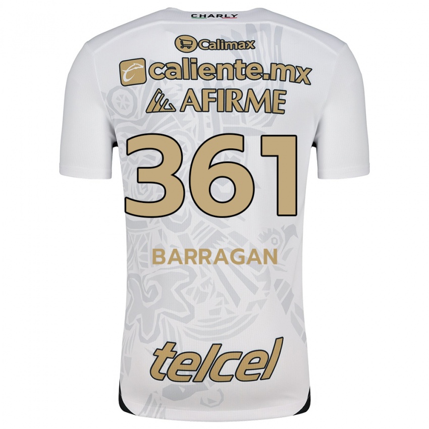 Kinder Jesús Barragán #361 Weiß Schwarz Auswärtstrikot Trikot 2024/25 T-Shirt