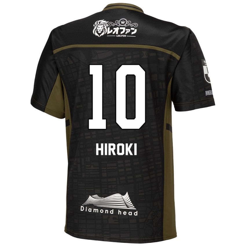 Kinder Hiroki Miyazawa #10 Schwarz Grün Auswärtstrikot Trikot 2024/25 T-Shirt