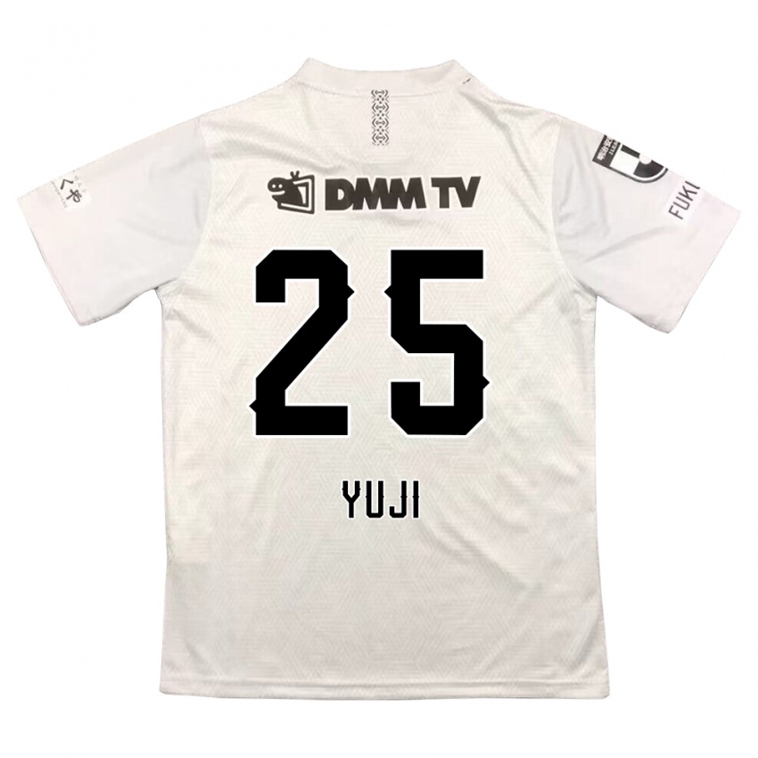 Kinder Yuji Kitajima #25 Grauschwarz Auswärtstrikot Trikot 2024/25 T-Shirt