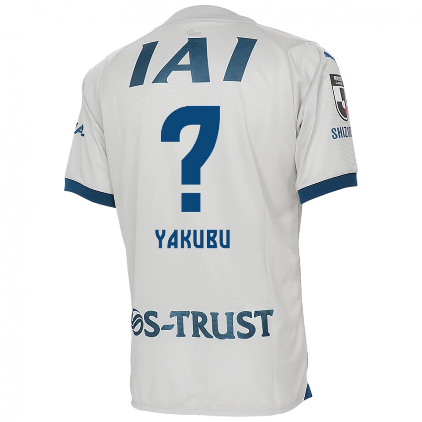 Kinder Aziz Yakubu #0 Weiß Blau Auswärtstrikot Trikot 2024/25 T-Shirt