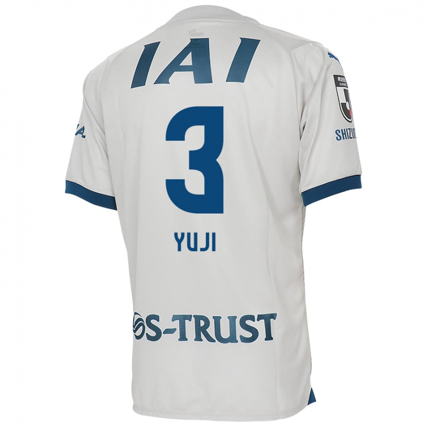 Kinder Yuji Takahashi #3 Weiß Blau Auswärtstrikot Trikot 2024/25 T-Shirt