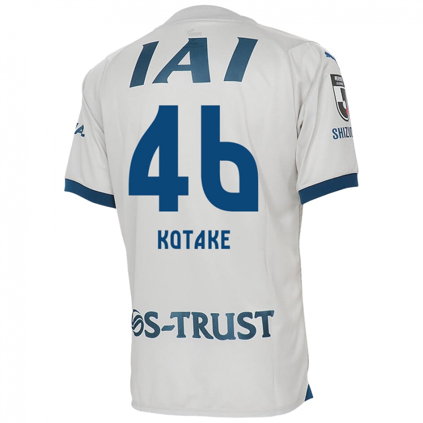 Kinder Sean Kotake #46 Weiß Blau Auswärtstrikot Trikot 2024/25 T-Shirt