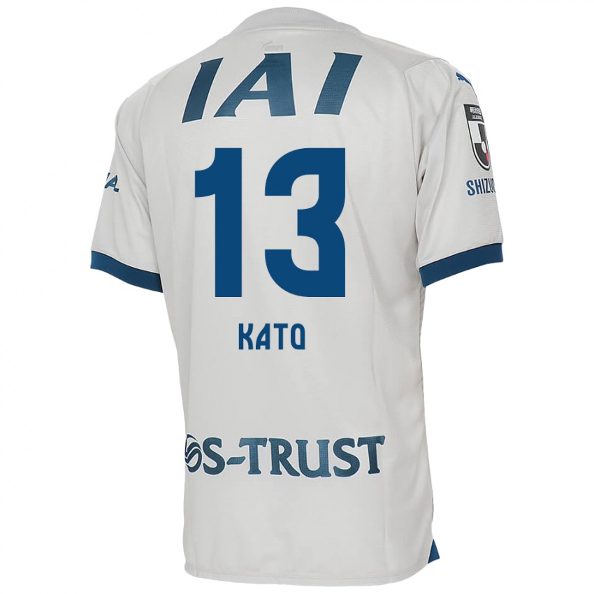 Kinder Daiya Kato #13 Weiß Blau Auswärtstrikot Trikot 2024/25 T-Shirt