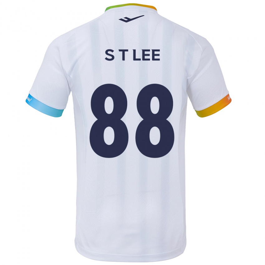 Kinder Tae-Seok Lee #88 Weiß Blau Auswärtstrikot Trikot 2024/25 T-Shirt