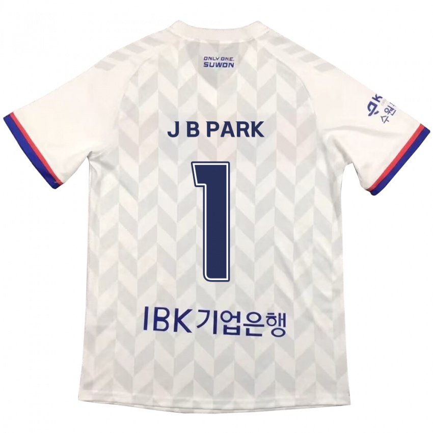 Kinder Bae-Jong Park #1 Weiß Blau Auswärtstrikot Trikot 2024/25 T-Shirt