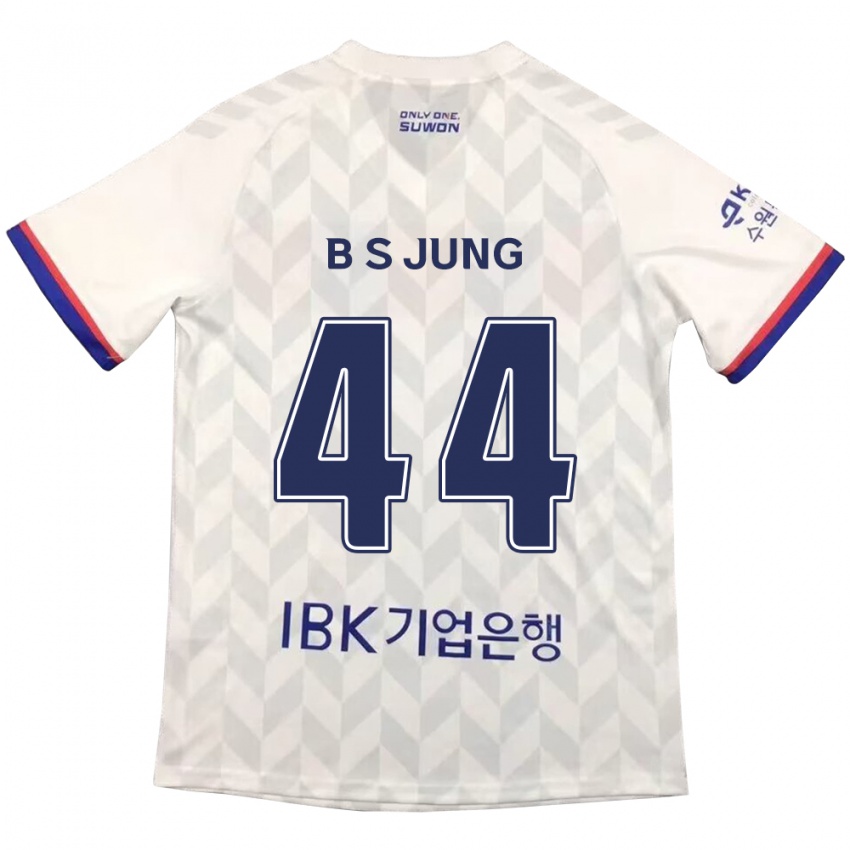 Kinder Seung-Bae Jung #44 Weiß Blau Auswärtstrikot Trikot 2024/25 T-Shirt