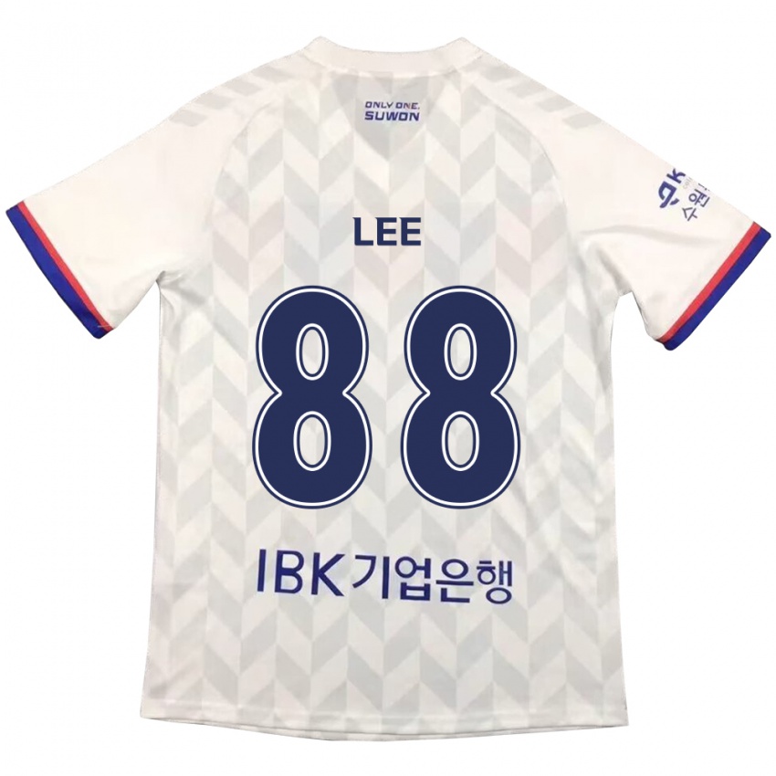 Kinder Yong Lee #88 Weiß Blau Auswärtstrikot Trikot 2024/25 T-Shirt