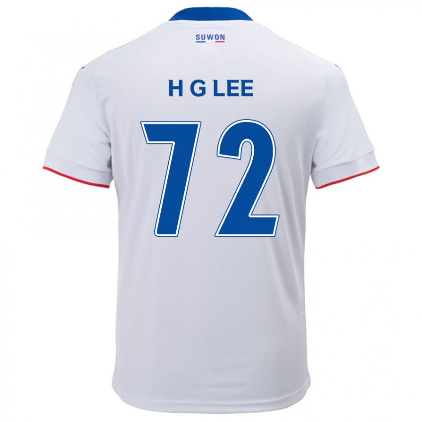 Kinder Geon-Hee Lee #72 Weiß Blau Auswärtstrikot Trikot 2024/25 T-Shirt