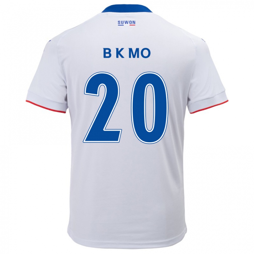 Kinder Kyung-Bin Mo #20 Weiß Blau Auswärtstrikot Trikot 2024/25 T-Shirt