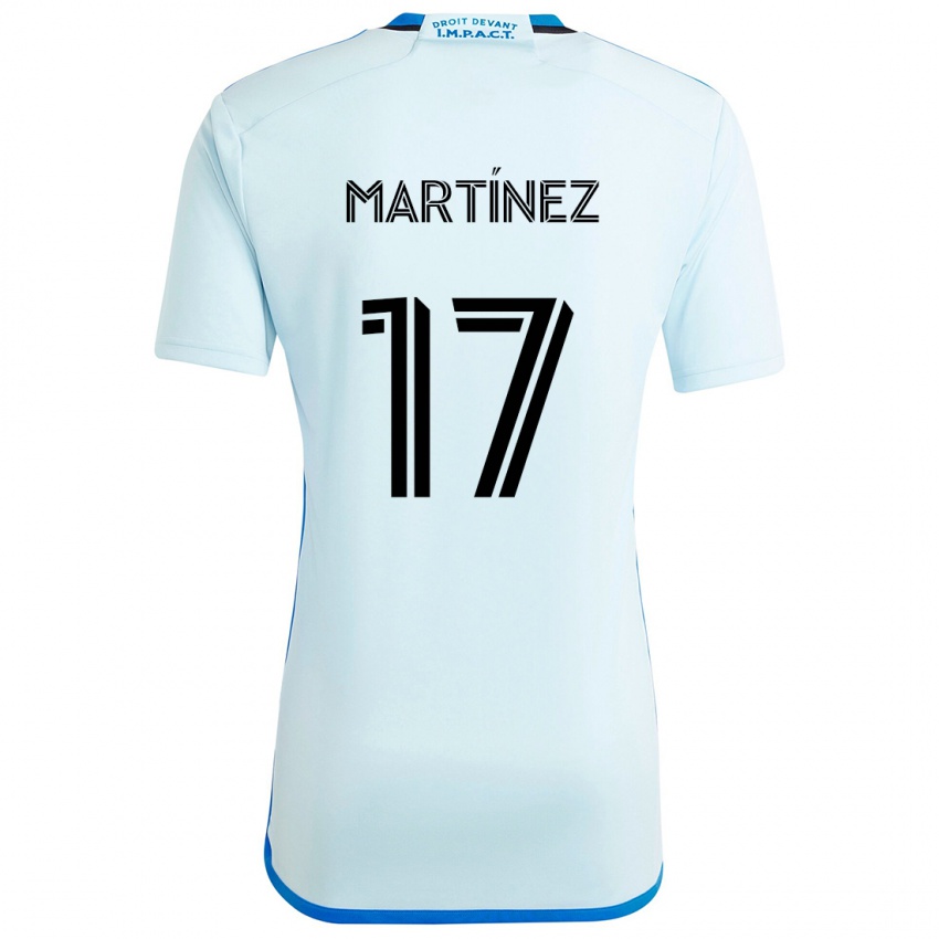 Kinder Josef Martínez #17 Eisblau Auswärtstrikot Trikot 2024/25 T-Shirt