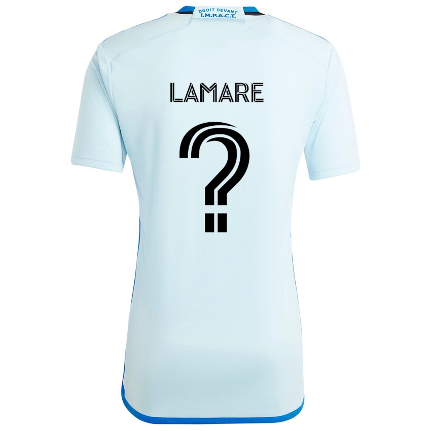 Kinder Samuel Lamare #0 Eisblau Auswärtstrikot Trikot 2024/25 T-Shirt