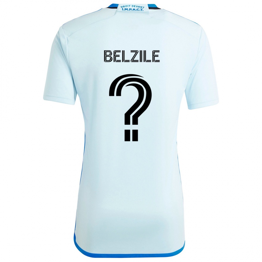 Kinder Jean-Christophe Belzile #0 Eisblau Auswärtstrikot Trikot 2024/25 T-Shirt