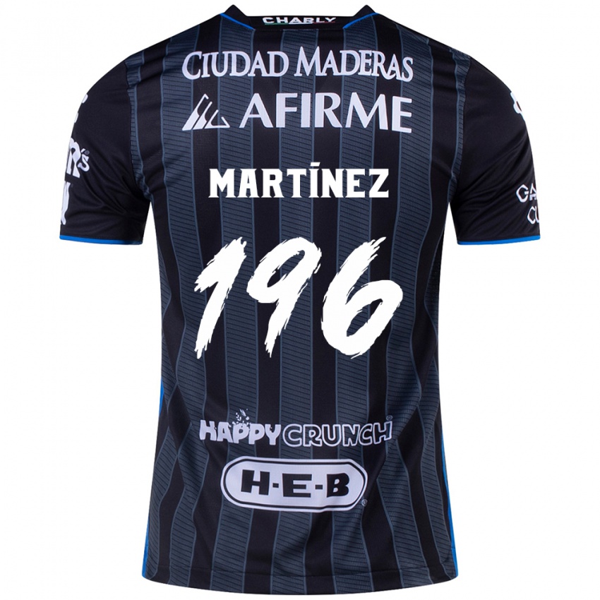 Kinder Diego Martínez #196 Weiß Schwarz Auswärtstrikot Trikot 2024/25 T-Shirt