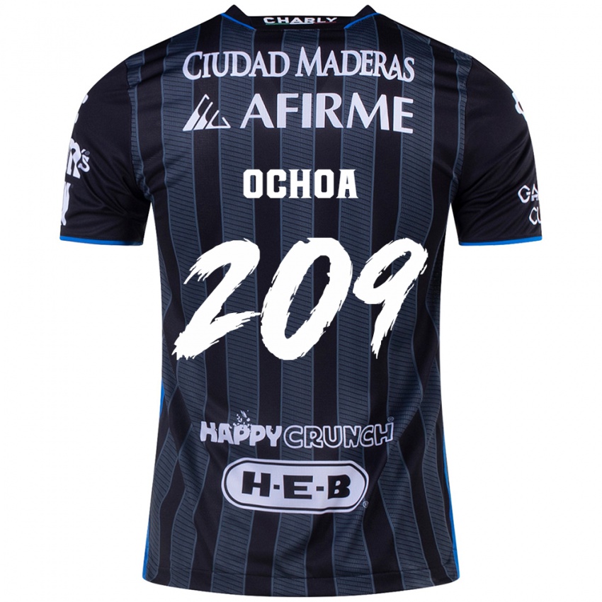 Kinder José Ochoa #209 Weiß Schwarz Auswärtstrikot Trikot 2024/25 T-Shirt