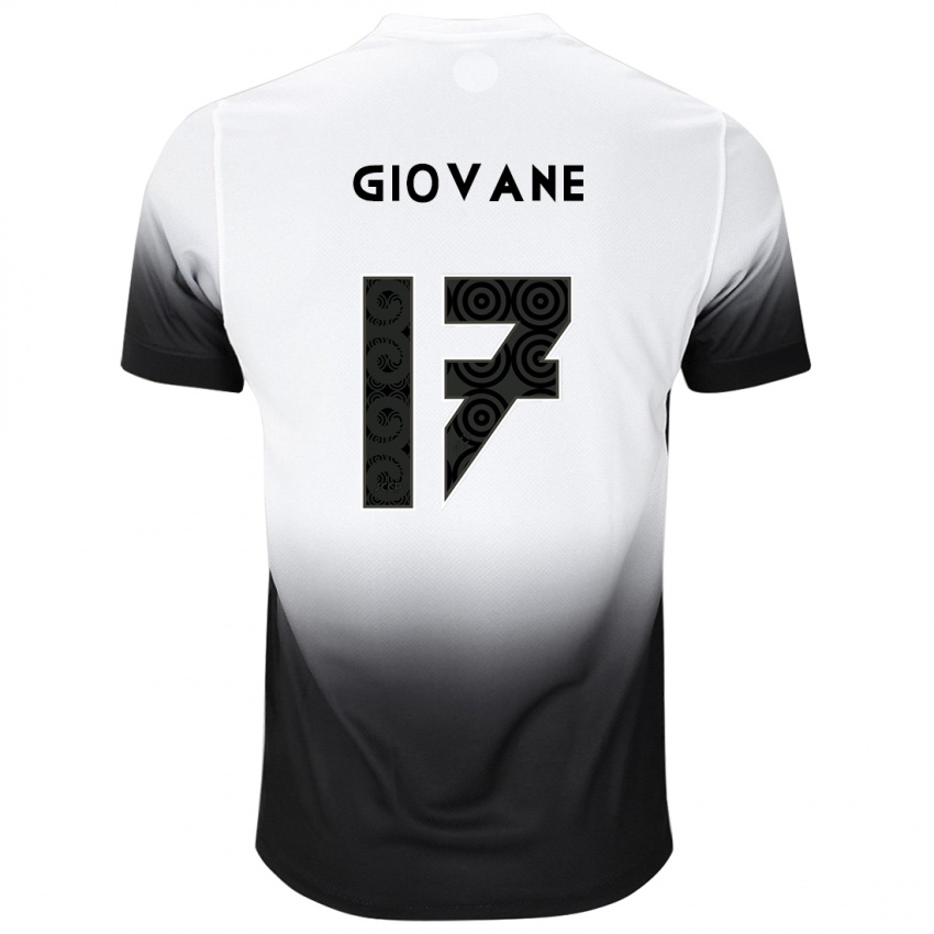 Herren Giovane #17 Weiß Schwarz Heimtrikot Trikot 2024/25 T-Shirt