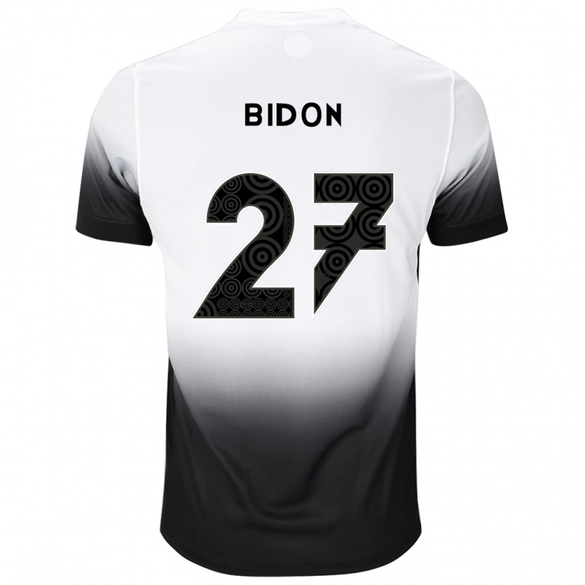 Herren Breno Bidon #27 Weiß Schwarz Heimtrikot Trikot 2024/25 T-Shirt