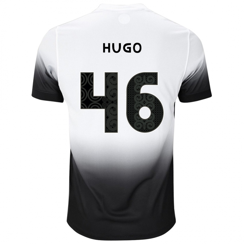 Herren Hugo #46 Weiß Schwarz Heimtrikot Trikot 2024/25 T-Shirt