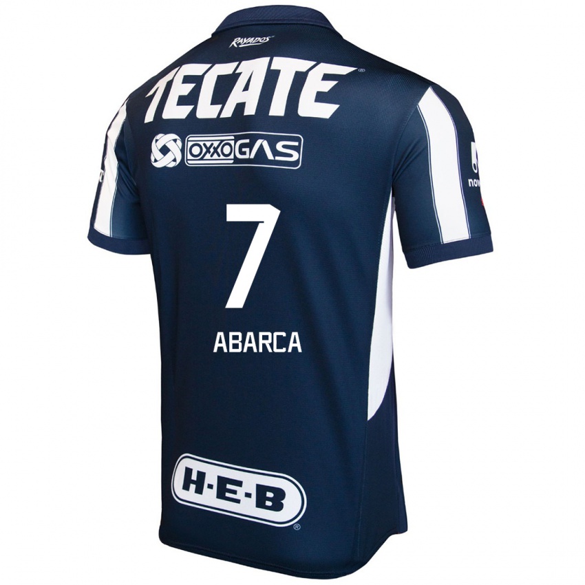 Herren Vidalia Abarca #7 Blau Rot Weiß Heimtrikot Trikot 2024/25 T-Shirt