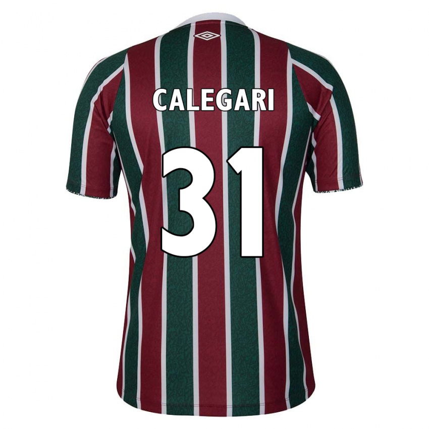 Herren Calegari #31 Grün Kastanienbraun Weiß Heimtrikot Trikot 2024/25 T-Shirt