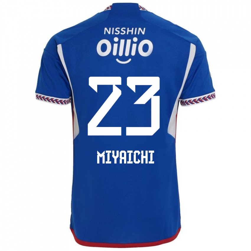 Herren Ryo Miyaichi #23 Blau Weiß Rot Heimtrikot Trikot 2024/25 T-Shirt