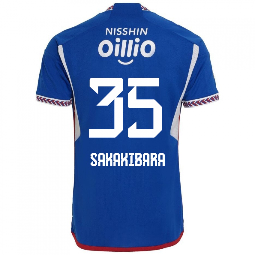 Herren Keigo Sakakibara #35 Blau Weiß Rot Heimtrikot Trikot 2024/25 T-Shirt