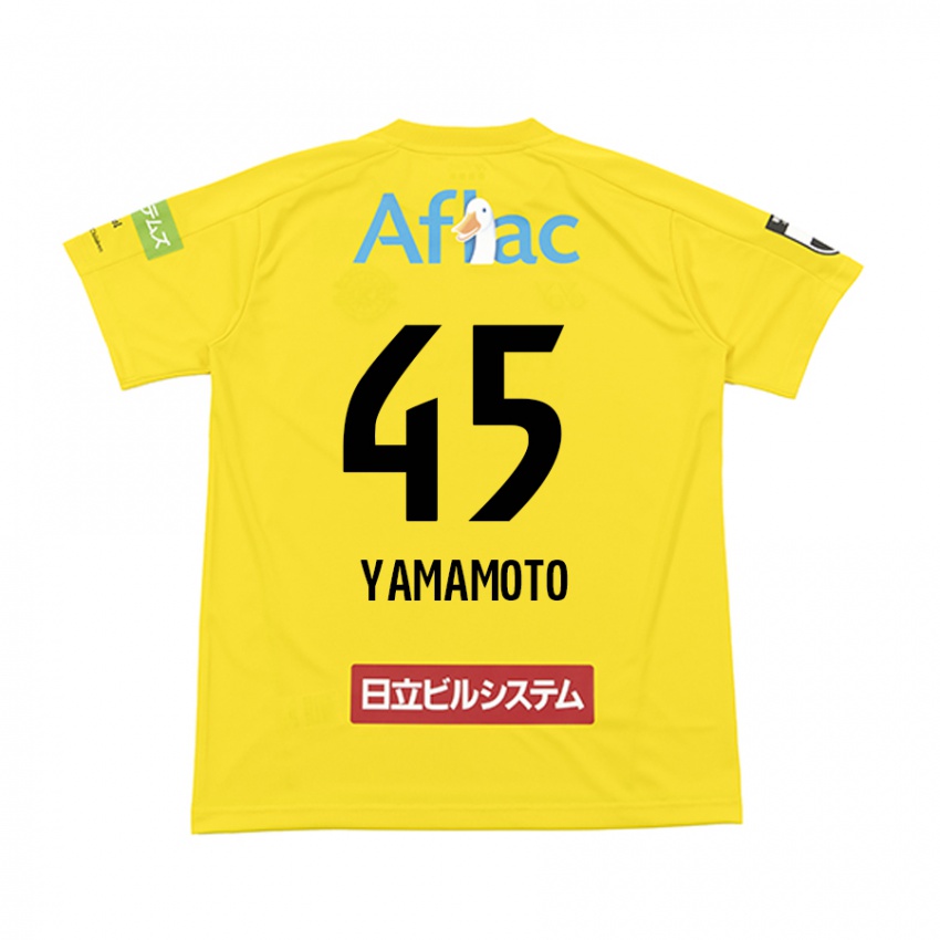 Herren Ota Yamamoto #45 Gelb Schwarz Heimtrikot Trikot 2024/25 T-Shirt