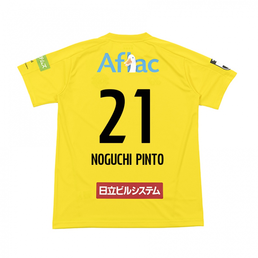 Herren Amato Noguchi Pinto #21 Gelb Schwarz Heimtrikot Trikot 2024/25 T-Shirt