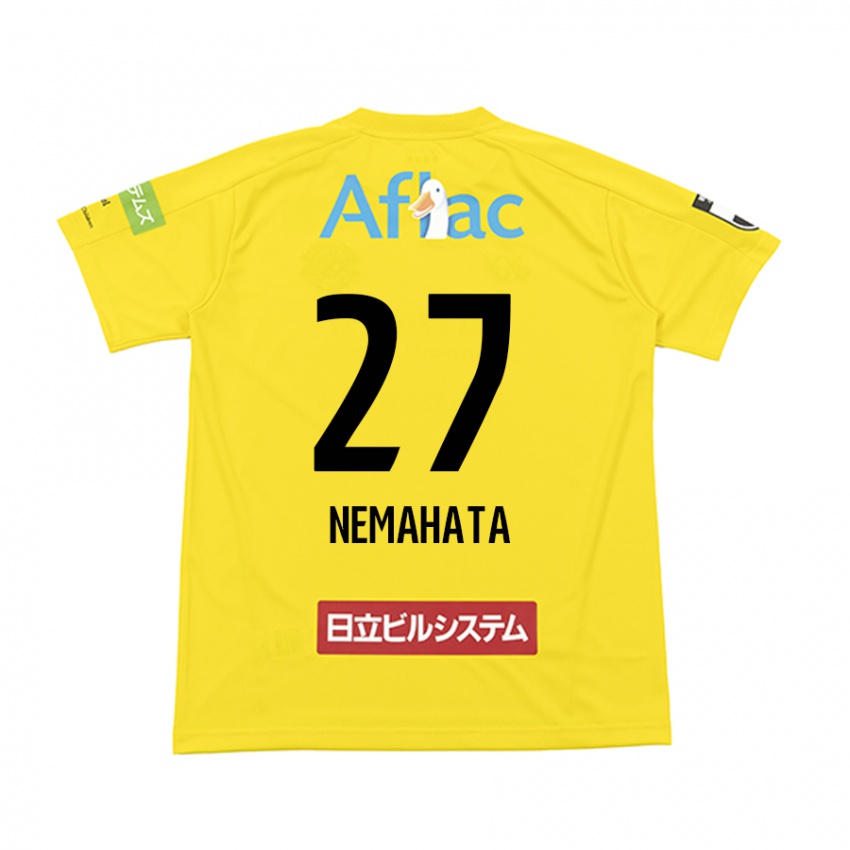 Herren Hayato Nemahata #27 Gelb Schwarz Heimtrikot Trikot 2024/25 T-Shirt