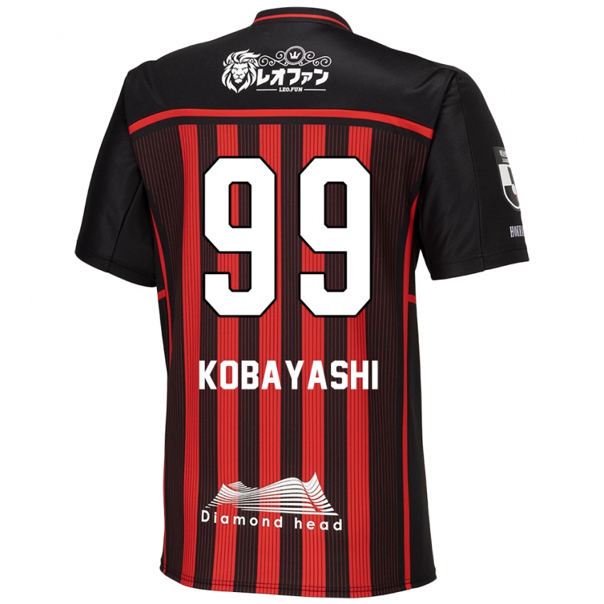 Herren Yuki Kobayashi #99 Rot Schwarz Heimtrikot Trikot 2024/25 T-Shirt