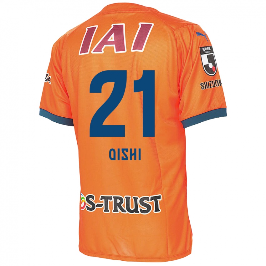 Herren Kaede Oishi #21 Orange Blau Heimtrikot Trikot 2024/25 T-Shirt