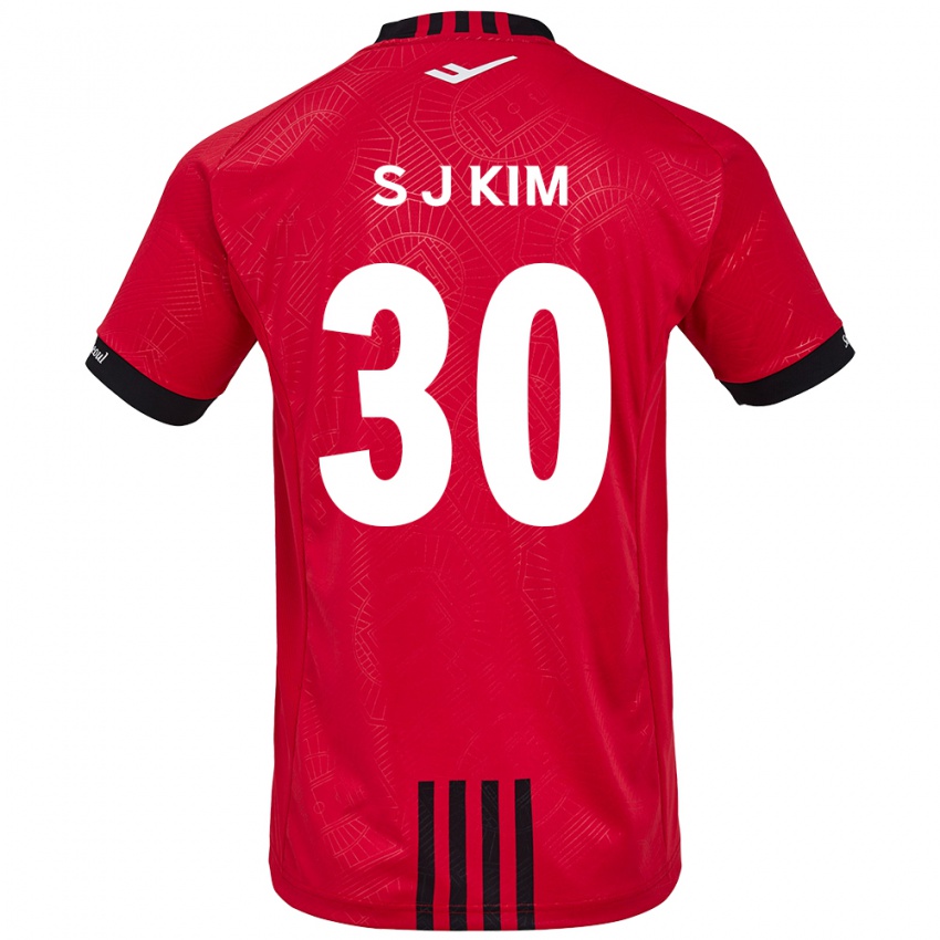 Herren Ju-Sung Kim #30 Rot Schwarz Heimtrikot Trikot 2024/25 T-Shirt