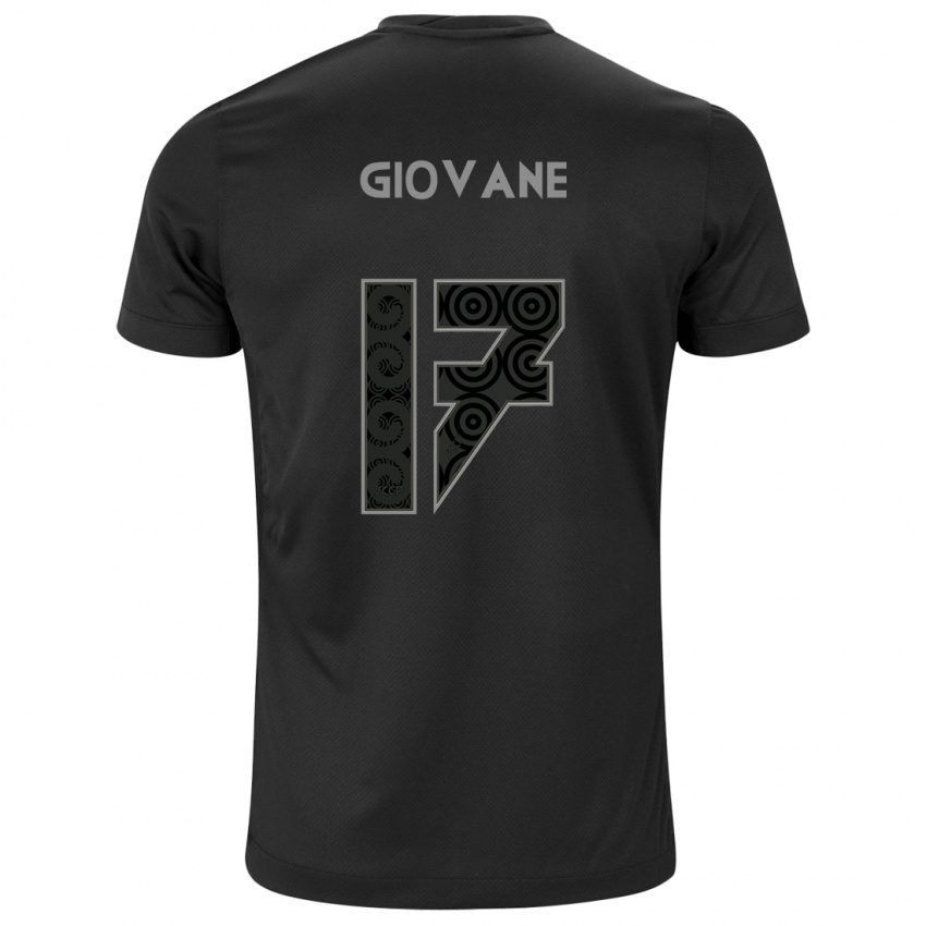 Herren Giovane #17 Schwarz Auswärtstrikot Trikot 2024/25 T-Shirt