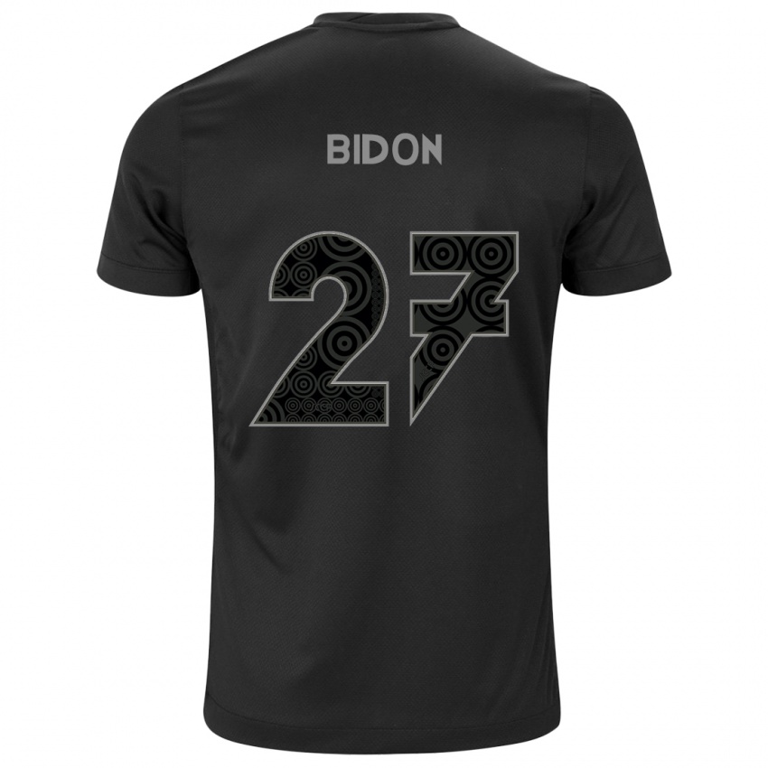 Herren Breno Bidon #27 Schwarz Auswärtstrikot Trikot 2024/25 T-Shirt